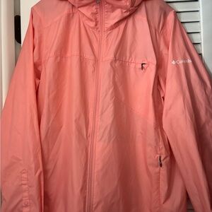Columbia Lightweight Hooded Jacket - Coral Pink